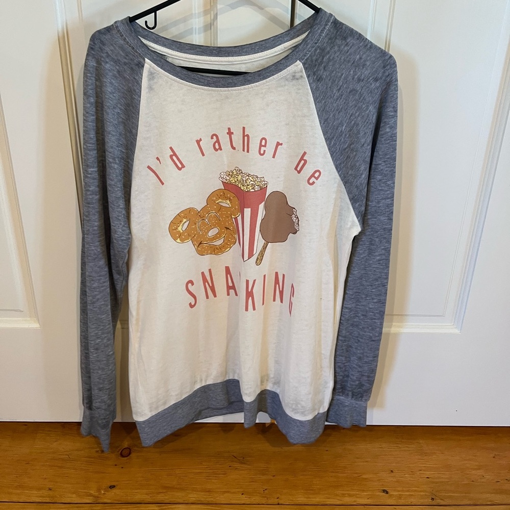 Disney Boutique I’d rather be snacking crewneck